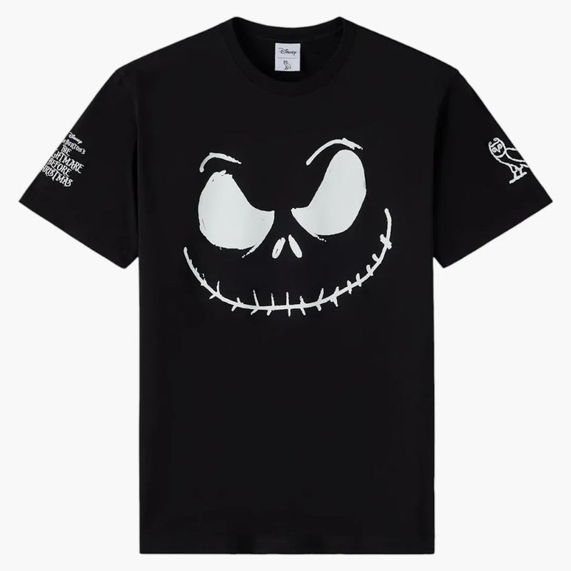 Ovo the nightmare before Christmas Jack Skellington T-shirt Black
