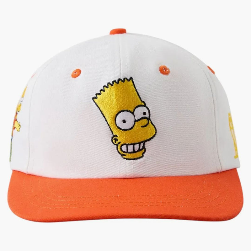 Ovo the Simpsons Bart Snapback Cap White/Orange
