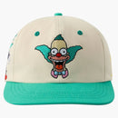 Ovo the Simpsons Krusty the Clown Snapback Cap Taupe/Teal