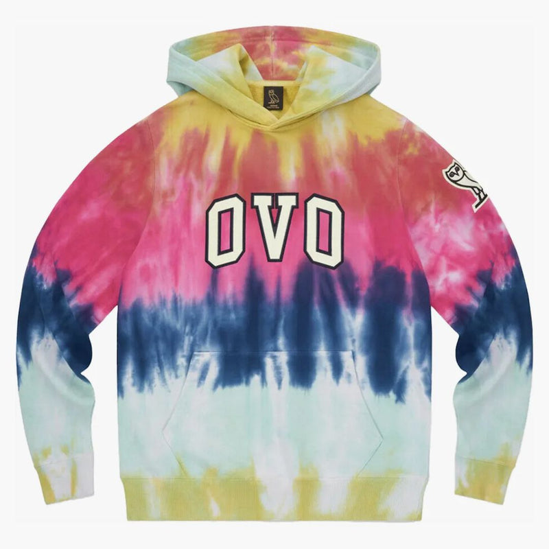 Ovo tie dye arch hoodie multi