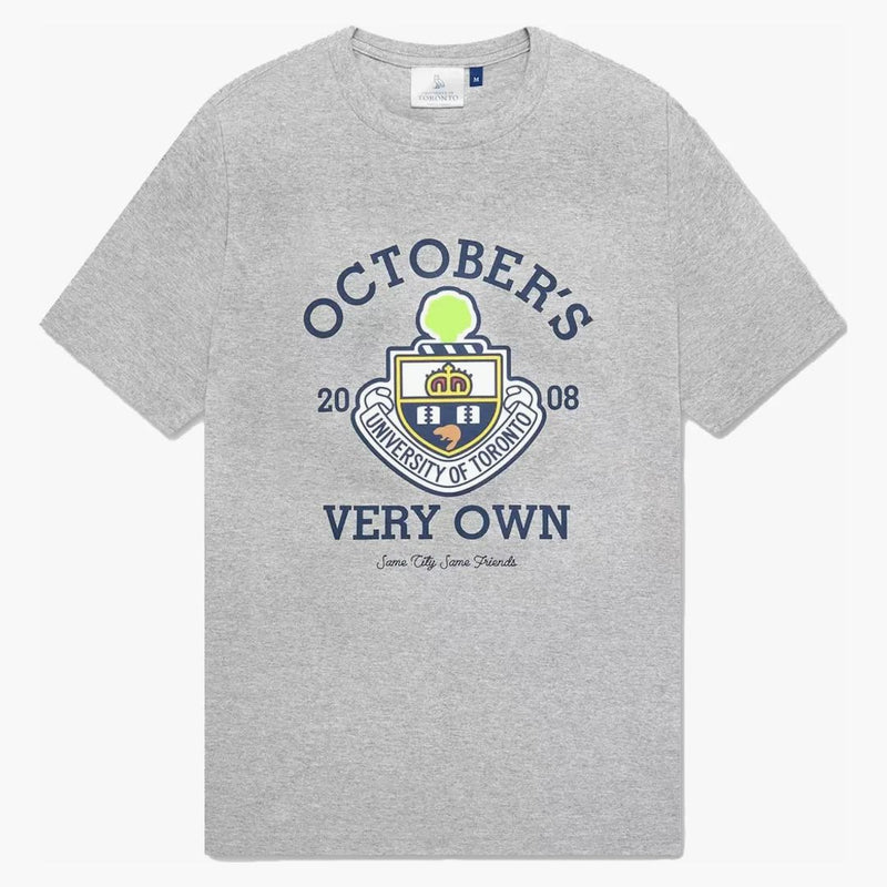 OVO U OF T CREST Camiseta Heather Gray