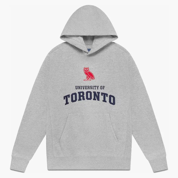 Ovo U Of T University Hoodie Heather Grey