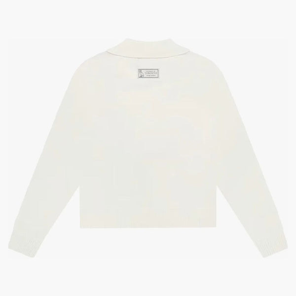 Ovo u of t Womens rugby polo sweater cream