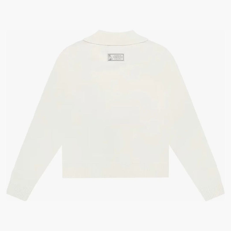 Ovo u of t Womens rugby polo sweater cream