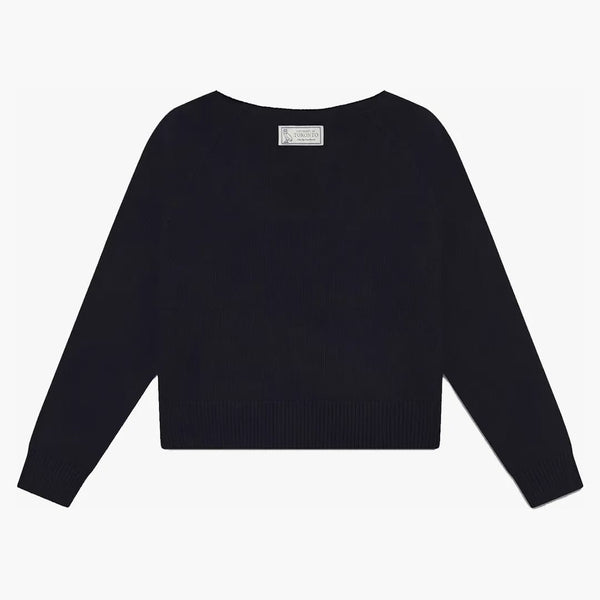 Ovo u of t Womens rugby polo sweater navy