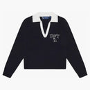 Ovo u of t Womens rugby polo sweater navy