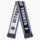 Ovo u of t wool scarf navy/cream