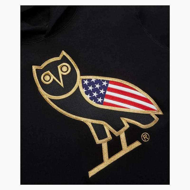 Ovo Usa Og Owl Hoodie Black