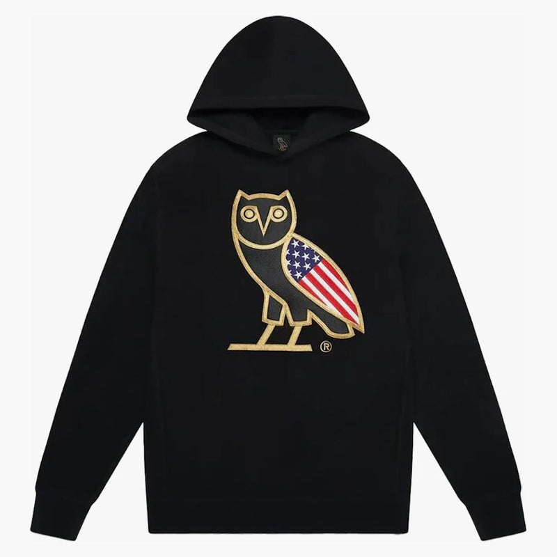 Ovo Usa Og Owl Hoodie Black