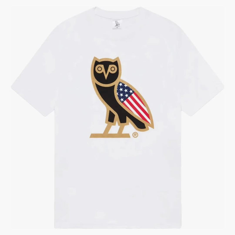 T-shirt Ovo USA OG OWL BIANCO