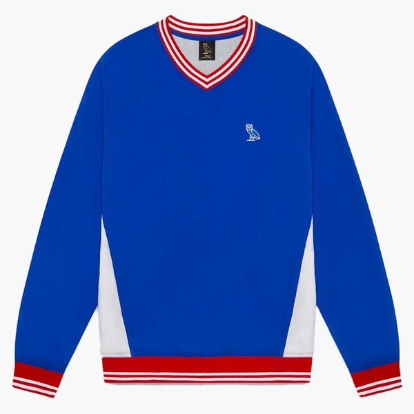 Ovo V-Neck sweater windbreaker Royal Blue