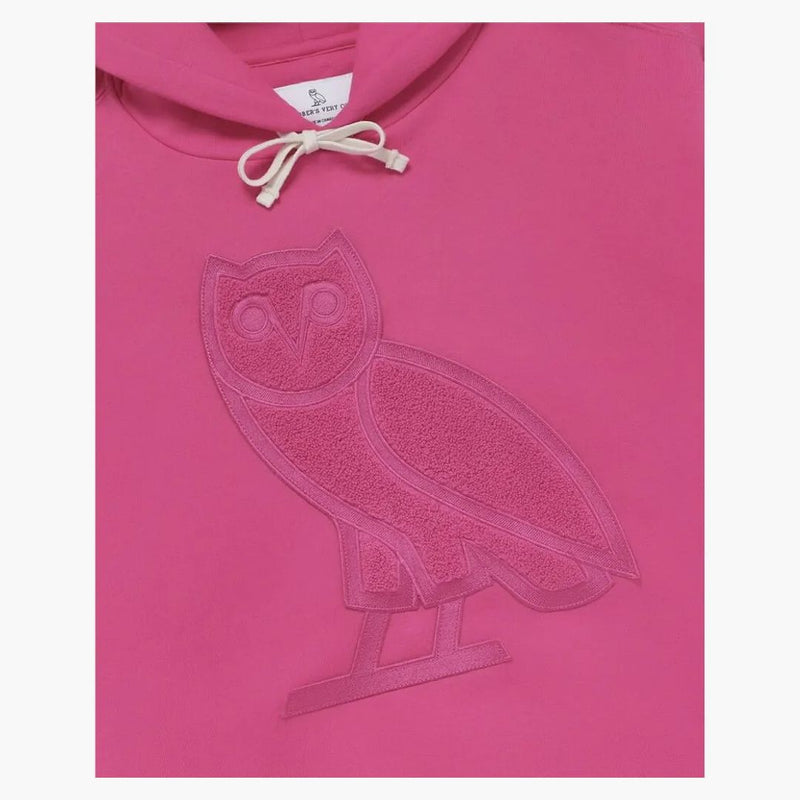 Sweeterman Og Valentine Og Owl Hoodie Fuschia