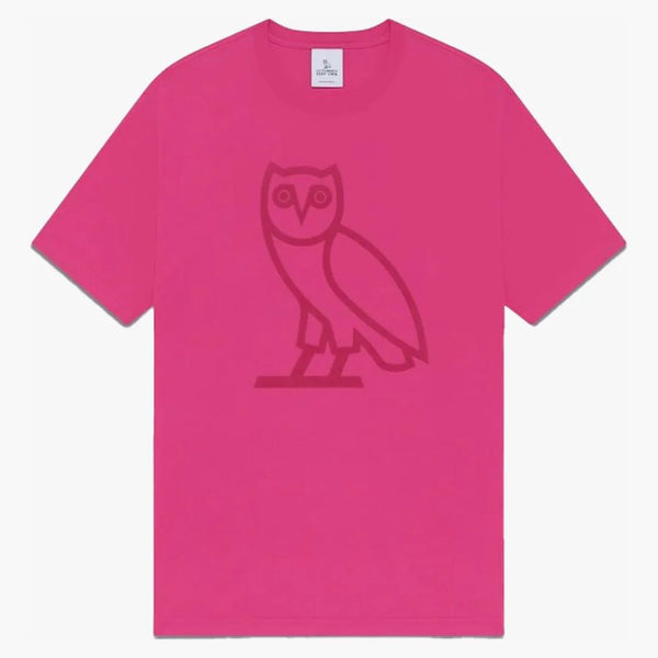 OVO Valentine's Sweeterman Og Owl T-shirt Fuschia