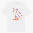 Ovo Watercolour Owl T-shirt White