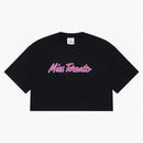 Ovo Women's Miss Toronto Cropped T-shirt Black