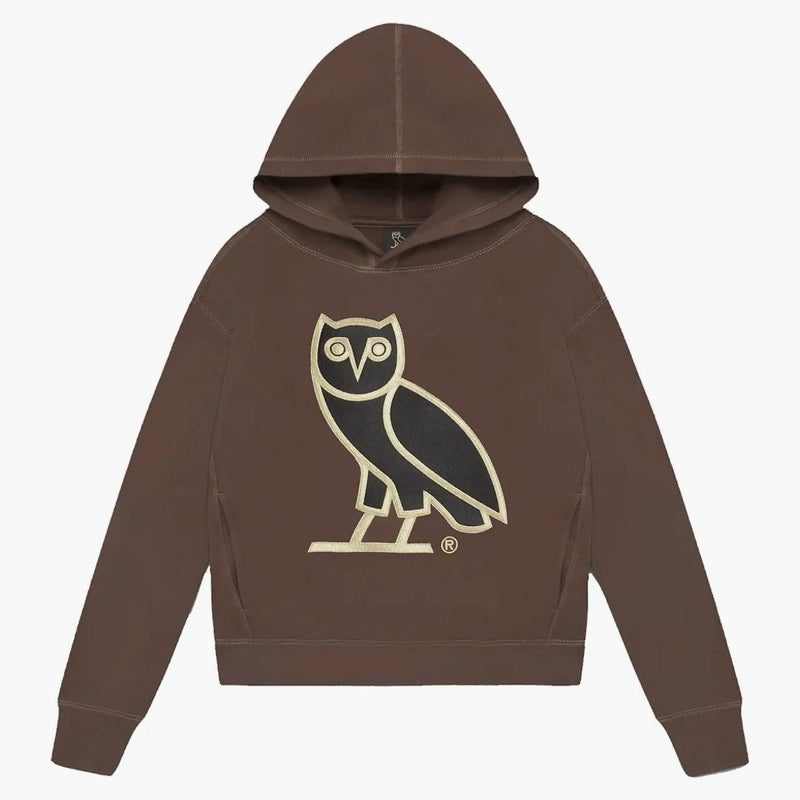 Ovo Womens Og Owl Hoodie Mocha