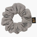 Ovo Womens Waffle Scrunchie Heather Gray