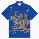 Ovo X Avanti Silk Shirt Blue