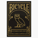Ovo X Bicycle Playing Cards Black