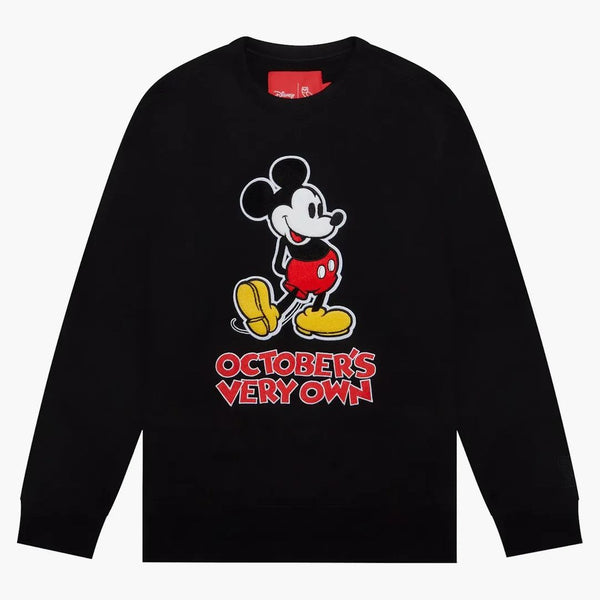 Ovo X Disney Classic Mickey Crewneck Black