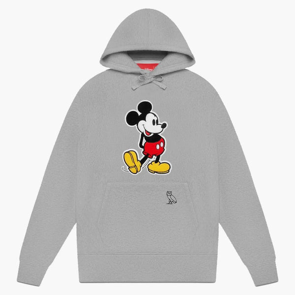 Ovo X Disney Classic Mickey Hoodie Heather Gray