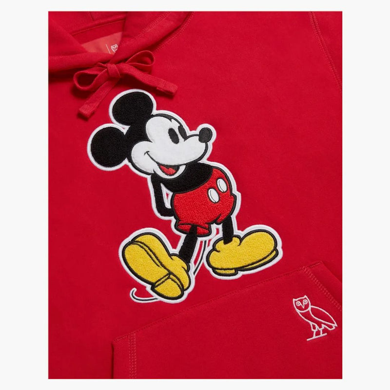 Ovo x Disney Classic Mickey Hoodie Red