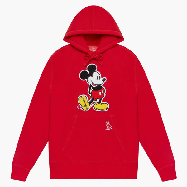 Ovo X Disney Classic Mickey Hoodie Red