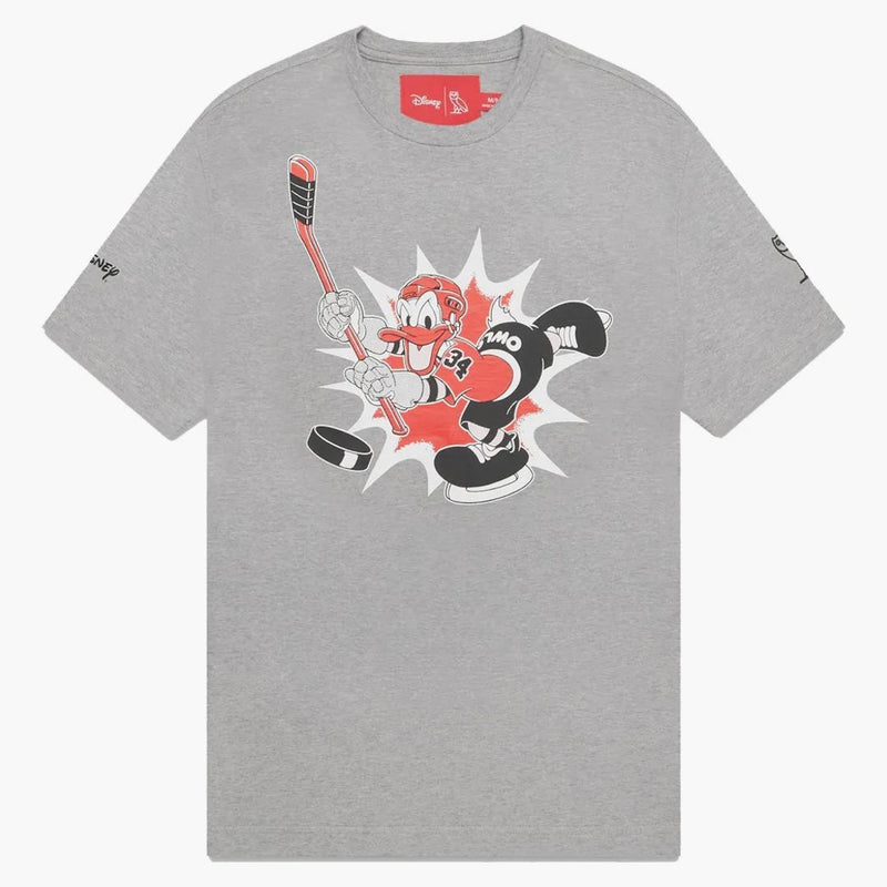Ovo X Disney Donald "Owls" T-shirt Heather Grey