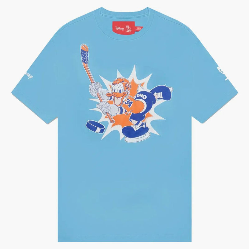Ovo X Disney Donald "Owls" T-Shirt Light Blue