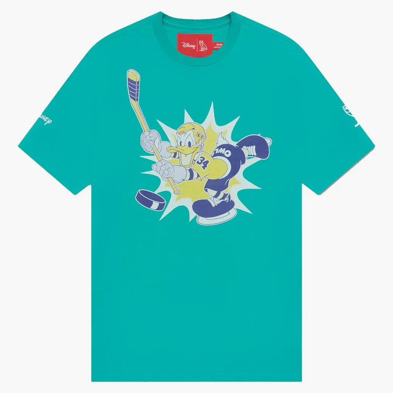 Ovo X Disney Donald "Owls" T-shirt Turquoise