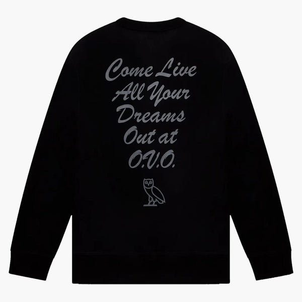 Ovo X Disney Dream Team Crewneck Black