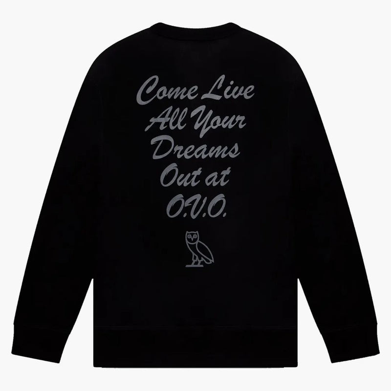 Ovo X Disney Dream Team Crewneck Black