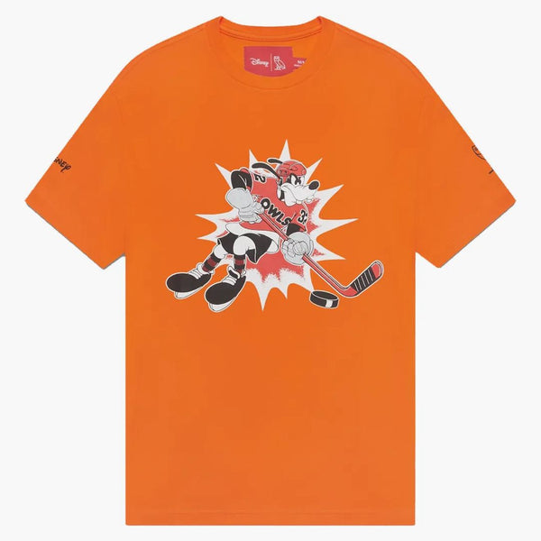 Ovo x Disney goofy tričko "Owls" Orange