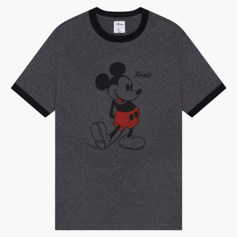 Ovo X Disney Mickey Mouse Toronto T-Shirt Charcoal Gray