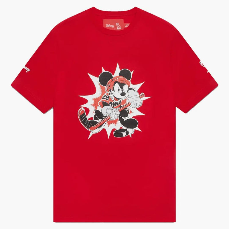 Ovo x Disney Mickey "Owls" tričko červené