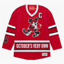 Ovo X Disney "Owls" Hockey Jersey Red