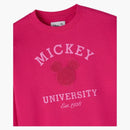 Ovo X Disney Valentine's Collegiate Crewneck Fuchsia