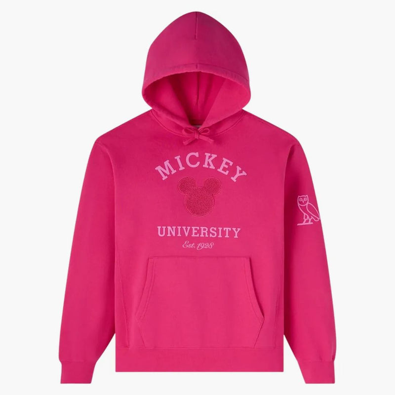Ovo X Disney Valentine's Collegiate Hoodie Fuchsia