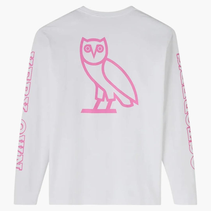 Ovo X Disney Valentine's Long Sleeve T-Shirt White