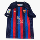 Ovo X FC Barcelona Friends & Family Exclusive Drake Jersey Blue
