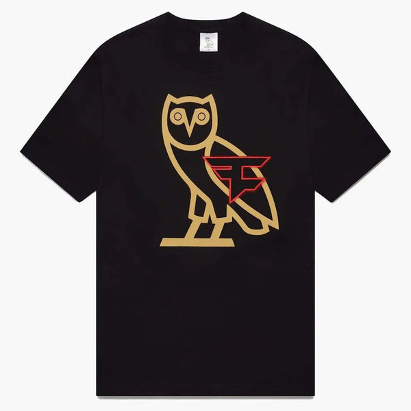 OVO X Face Clan Og Owl T-shirt svart