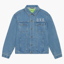 Ovo X Keith Haring Denim Trucker Jacket Washed Indigo