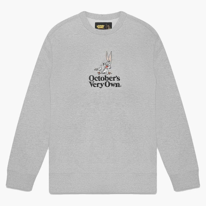 Ovo x Looney Tunes Bugs Bunny Creweck Heather Gray