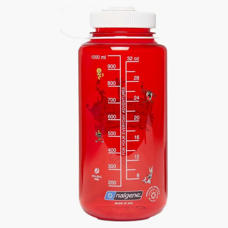 Ovo x looney tunes x nalgene 32 oz široká ústní láhev červená