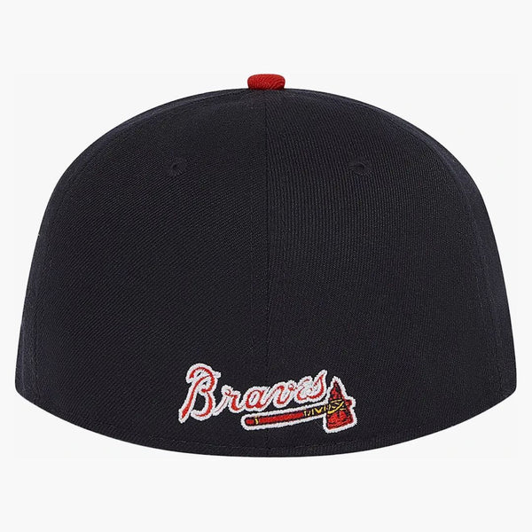 Ovo X MLB Atlanta Braves New Era has Navy