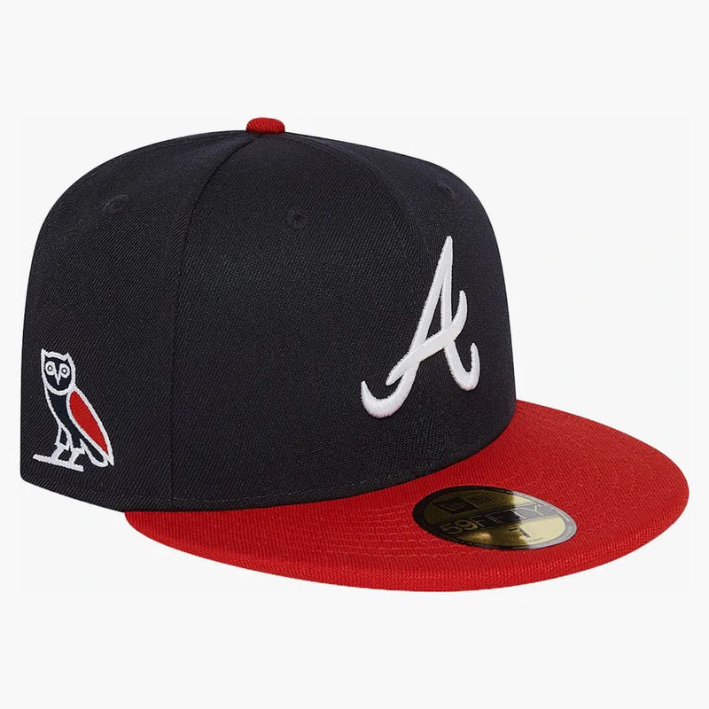 Ovo X MLB Atlanta Braves New Era has Navy