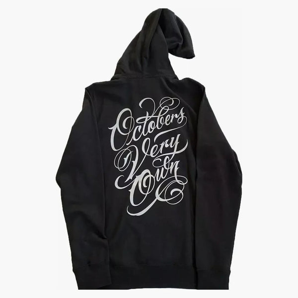 Ovo X Mister Cartoon script the Grove La Exclusive Hoodie Black