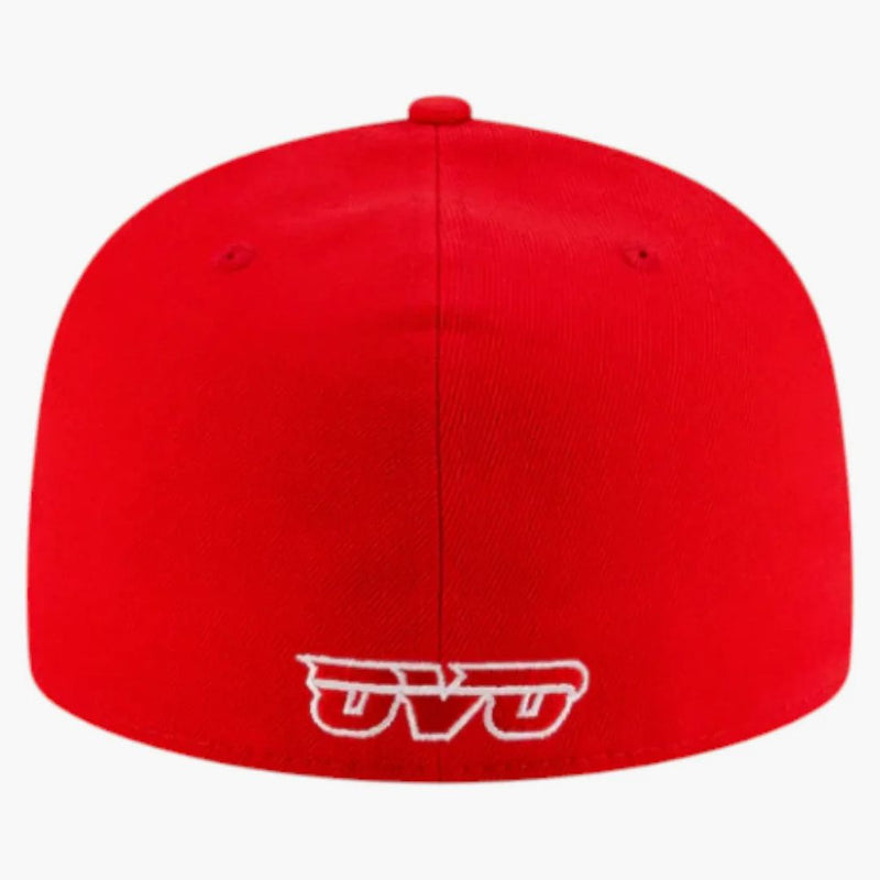 Ovo X NBA Atlanta Hawks 59fifty Fitted Has Red/White/Black