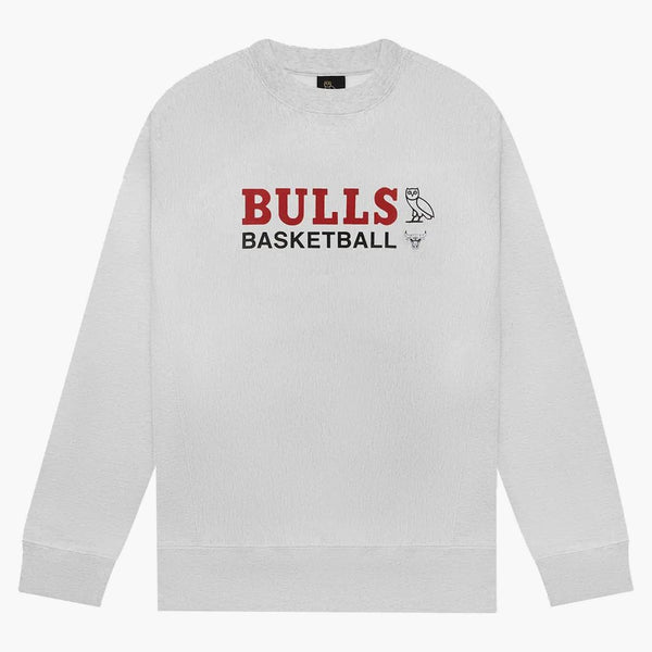 Ovo X NBA Bulls Crewneck Heather Gray