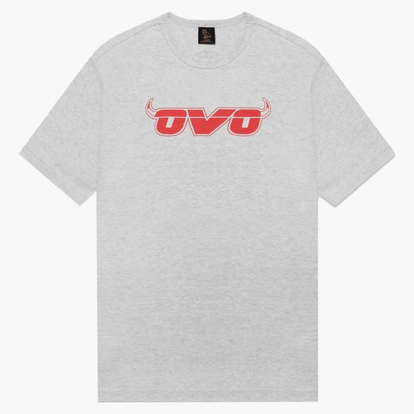 Ovo X NBA Bulls T-shirt Heather Gray